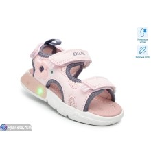 Дитячі босоніжки на літо (8 пар р.23-28) рожевий  "TOMMY"