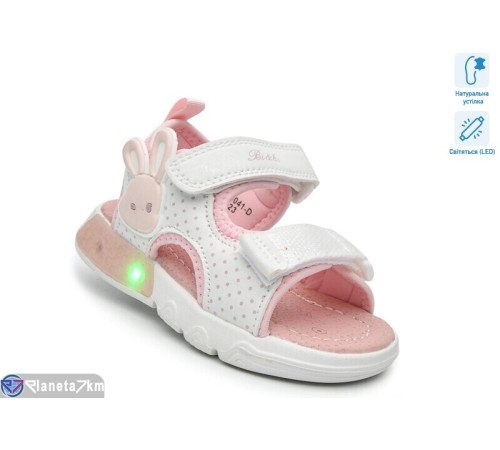 Дитячі босоніжки на літо (8 пар р.23-28) білий  "TOMMY"