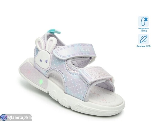 Дитячі босоніжки на літо (8 пар р.23-28) фіолетовий  "TOMMY"