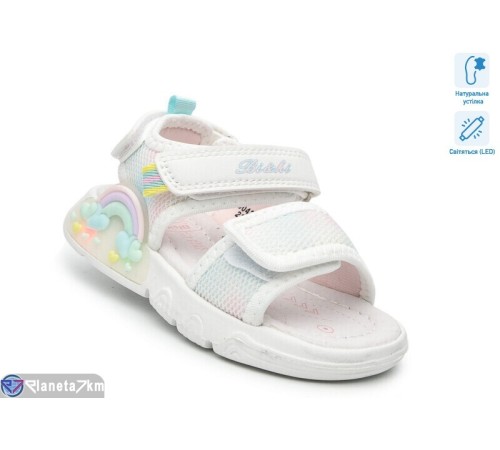 Дитячі босоніжки на літо (8 пар р.23-28) білий  "TOMMY"