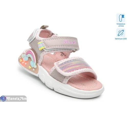 Дитячі босоніжки на літо (8 пар р.23-28) рожевий  "TOMMY"