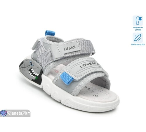 Дитячі босоніжки на літо (8 пар р.23-28) сірий  "TOMMY"