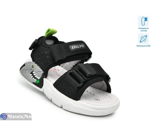 Дитячі босоніжки на літо (8 пар р.23-28) чорний  "TOMMY"