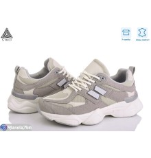 Кросівки жіночі на весну/осінь (8 пар р.36-41) сірий  "STILLI Group"