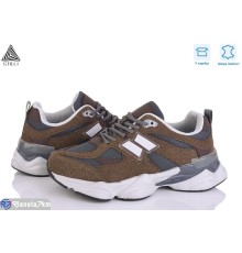 Кросівки жіночі на весну/осінь (8 пар р.36-41) коричневий  "STILLI Group"