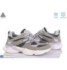 Кросівки жіночі на весну/осінь (8 пар р.36-41) сірий  "STILLI Group"