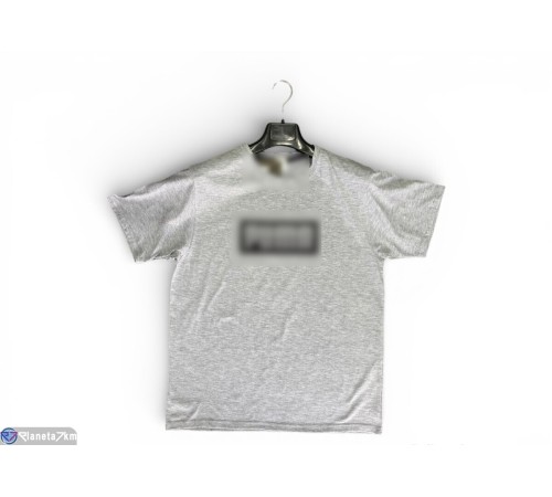 Футболка на літо (5 шт. р.сетка S-2XL) сірий  "Peton"