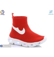 Дитячі кросівки на весну/осінь (5 пар р.26-30) червоний  "Леопард"