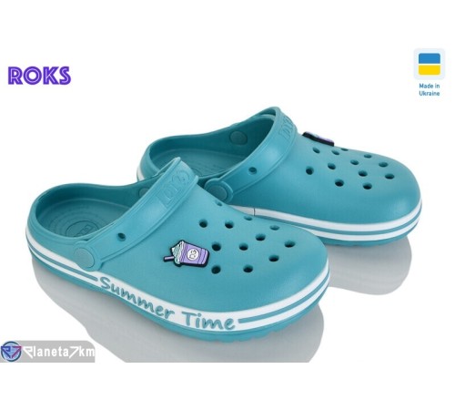 Кроки дитячі на літо (8 пар р.33-36) зелений  "Roks"