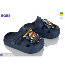 Кроки дитячі на літо (8 пар р.24-29) синій  "Roks"