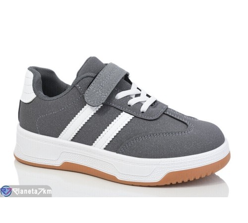 Дитячі кросівки на весну/осінь (8 пар р.32-37) сірий  "Normashoes"