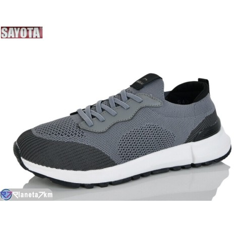Кросівки чоловічі на літо (8 пар р.41-46) сірий  "Sayota"