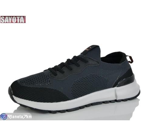 Кросівки чоловічі на літо (8 пар р.41-46) сірий  "Sayota"