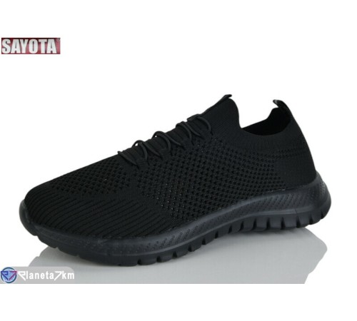 Кросівки чоловічі на літо (8 пар р.41-46) чорний  "Sayota"