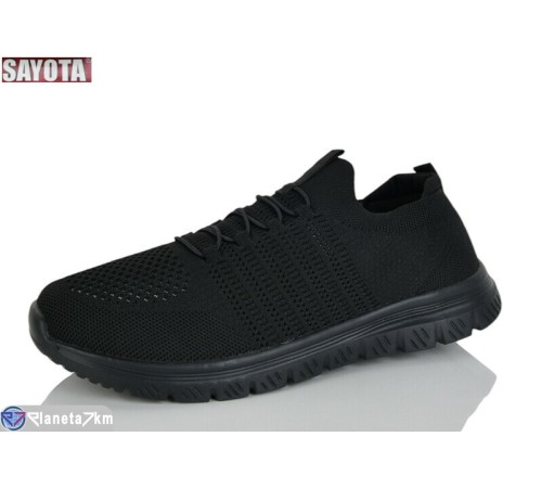 Кросівки чоловічі на літо (8 пар р.41-46) чорний  "Sayota"