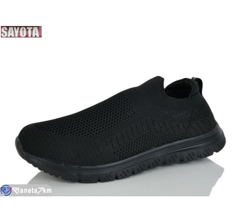 Кросівки чоловічі на літо (8 пар р.41-46) чорний  "Sayota"