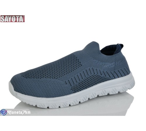 Кросівки чоловічі на літо (8 пар р.41-46) синій  "Sayota"