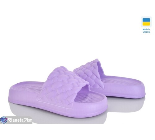 Шлепки жіночі на літо (6 пар р.37-42) фіолетовий  "Ladmir"