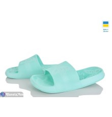 Шлепки жіночі на літо (8 пар р.36-41) зелений  "Ladmir"