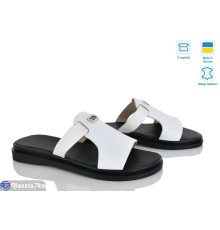Шлепки жіночі на літо (6 пар р.37-40) білий  "Daman"