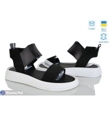 Босоніжки жіночі на літо (4 пар р.37-40) чорний  "Daman"