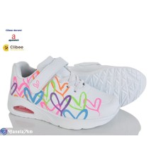 Дитячі кросівки на весну/осінь (8 пар р.31-36) білий  "BELIES-D"