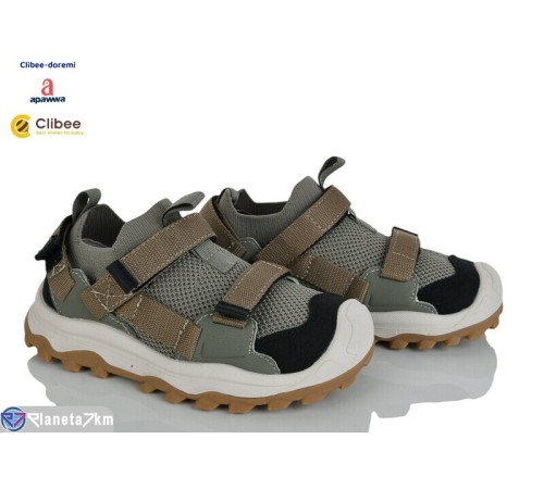 Дитячі кросівки на літо (7 пар р.31-37) хакі  "BELIES-D"