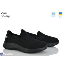 Кросівки жіночі на літо (8 пар р.36-41) чорний  "LOFA"