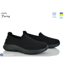 Кросівки жіночі на літо (8 пар р.36-41) чорний  "LOFA"