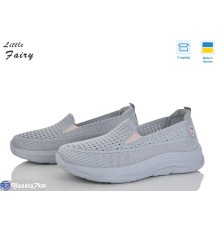 Кросівки жіночі на літо (8 пар р.36-41) сірий  "LOFA"