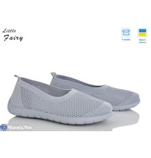 Балетки жіночі на літо (8 пар р.36-41) сірий  "LOFA"