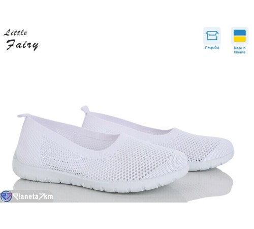 Балетки жіночі на літо (8 пар р.36-41) білий  "LOFA"