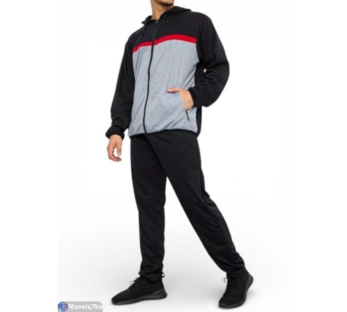 Спортивний костюм чоловічий на весну/осінь (6 шт. р.сетка M-4XL) мікс  "Masari"