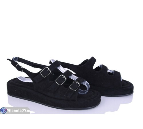 Босоніжки жіночі на літо (8 пар р.36-41) чорний  "LOREDANA"