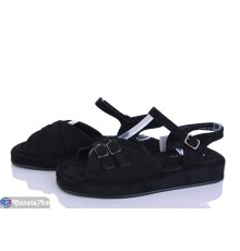 Босоніжки жіночі на літо (8 пар р.36-41) чорний  "LOREDANA"