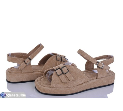 Босоніжки жіночі на літо (8 пар р.36-41) бежевий  "LOREDANA"