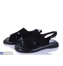 Босоніжки жіночі на літо (8 пар р.36-41) чорний  "LOREDANA"