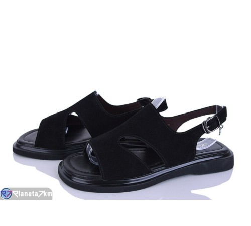 Босоніжки жіночі на літо (8 пар р.36-41) чорний  "LOREDANA"