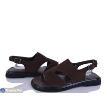 Босоніжки жіночі на літо (8 пар р.36-41) коричневий  "LOREDANA"