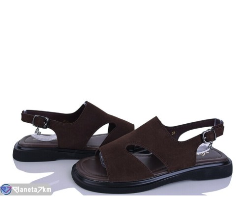 Босоніжки жіночі на літо (8 пар р.36-41) коричневий  "LOREDANA"