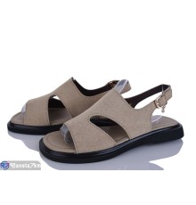 Босоніжки жіночі на літо (8 пар р.36-41) бежевий  "LOREDANA"