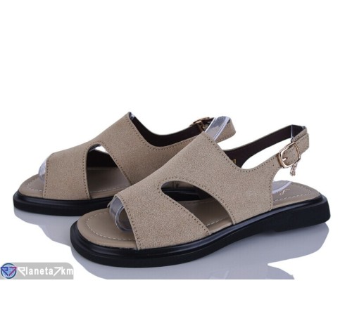 Босоніжки жіночі на літо (8 пар р.36-41) бежевий  "LOREDANA"