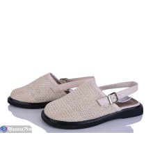 Босоніжки жіночі на літо (8 пар р.36-41) бежевий  "LOREDANA"