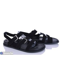 Босоніжки жіночі на літо (8 пар р.36-41) чорний  "LOREDANA"