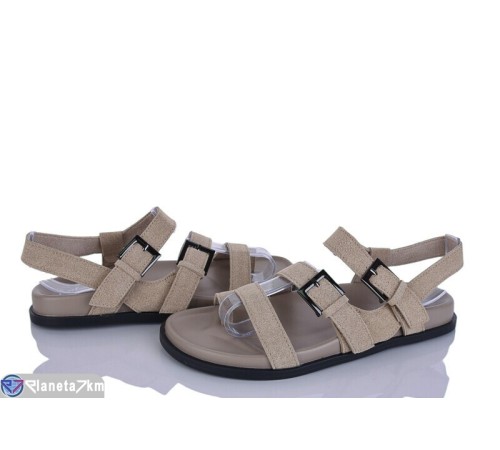 Босоніжки жіночі на літо (8 пар р.36-41) бежевий  "LOREDANA"