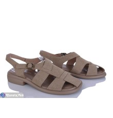 Босоніжки жіночі на літо (8 пар р.36-41) бежевий  "LOREDANA"