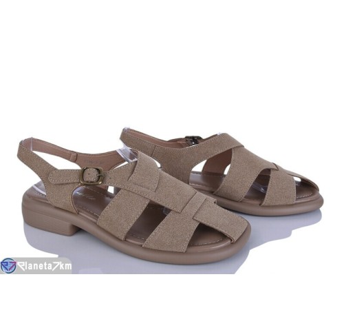 Босоніжки жіночі на літо (8 пар р.36-41) бежевий  "LOREDANA"