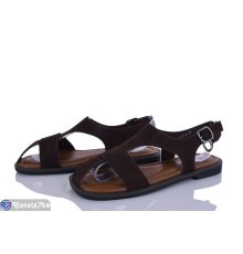 Босоніжки жіночі на літо (8 пар р.36-41) коричневий  "LOREDANA"