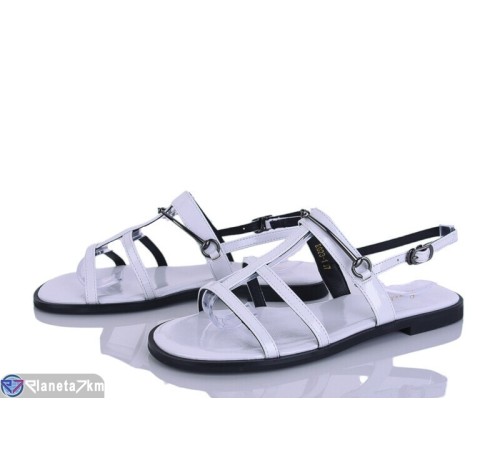 Босоніжки жіночі на літо (8 пар р.36-41) білий  "LOREDANA"