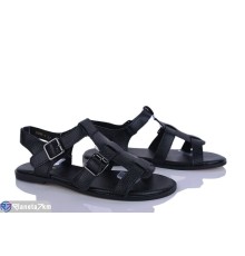 Босоніжки жіночі на літо (8 пар р.36-41) чорний  "LOREDANA"